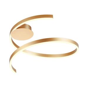 Redo 01-4011 - LED Stmívatelné stropní svítidlo SCROLL LED/38W/230V zlatá 01-4011