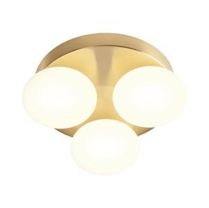 Redo 01-4307 - LED Koupelnové stropní svítidlo OVUM 3xLED/5W/230V IP44 mosaz 01-4307