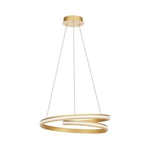Redo 01-4361 - LED Stmívatelný lustr na lanku TORSION LED/40W/230V zlatá 01-4361