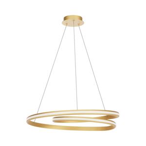 Redo 01-4364 - LED Stmívatelný lustr na lanku TORSION LED/60W/230V zlatá 01-4364