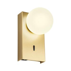 Redo 01-4657 - LED Nástěnné svítidlo NORMA LED/5W/230V CRI 90 USB zlatá 01-4657