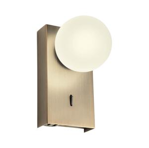 Redo 01-4658 - LED Nástěnné svítidlo NORMA LED/5W/230V CRI 90 USB bronzová 01-4658