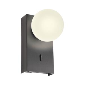 Redo 01-4659 - LED Nástěnné svítidlo NORMA LED/5W/230V CRI 90 USB černá 01-4659