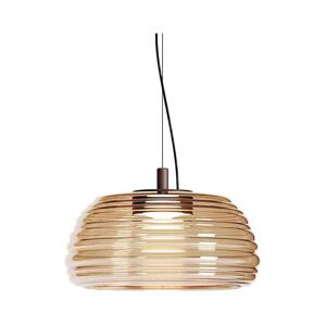 Redo 01-4542 - LED Stmívatelný lustr na lanku ONDULA LED/16W/230V béžová/kouřová 01-4542