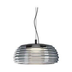 Redo 01-4543 - LED Stmívatelný lustr na lanku ONDULA LED/16W/230V černá/kouřová 01-4543