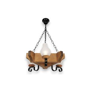 Exodus Lighting Srl Lustr na řetězu QUEEN 3xE14/40W/230V buk