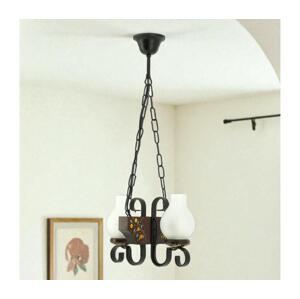 Brilagi - Lustr na řetězu QUEEN 2xE14/40W/230V buk/wenge EX-01080