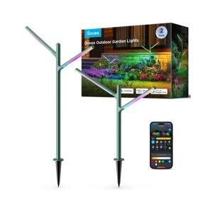 Govee Govee-SADA 2x LED RGBICWW Stm. venkovní lampa LED/36W/230V IP66 2700-6500K Wi-Fi