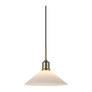 Markslöjd Markslöjd 108867 - Lustr na lanku VELA 1xE27/40W/230V mosaz/bílá