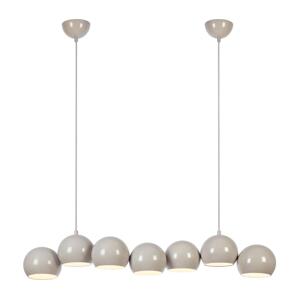 Markslöjd Markslöjd 108914 - Lustr na lanku CUPOLO 7xE14/40W/230V šedá