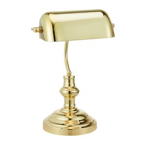 Markslöjd Markslöjd 108977 - Stolní lampa BANKERS 1xE14/40W/230V zlatá
