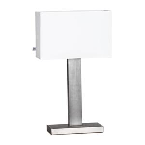ByRydens 4002680-6524 - Stolní lampa PRIME 1xE27/5W/230V bílá/matný chrom 4002680-6524