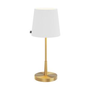 ByRydens 4002730-6501 - Stolní lampa LUMI 1xE27/8W/230V bílá/zlatá 48,5 cm 4002730-6501