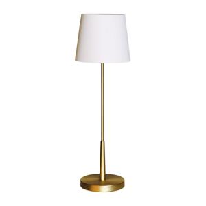 ByRydens 4002740-6501 - Stolní lampa LUMI 1xE27/8W/230V bílá/zlatá 68,5 cm 4002740-6501