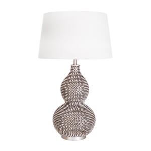 ByRydens 4001840-6508 - Stolní lampa LOFTY 1xE27/5W/230V bílá/stříbrná 4001840-6508