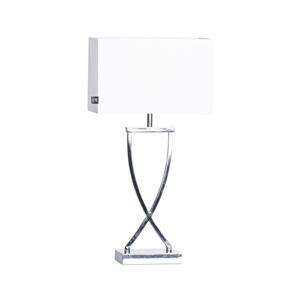 ByRydens ByRydens 2820430-5000 - Stolní lampa OMEGA 1xE27/5W/230V bílá/lesklý chrom