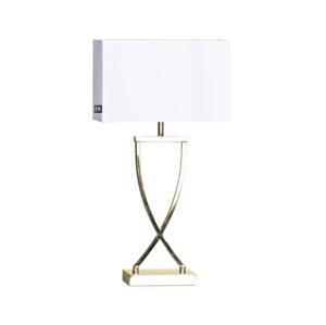 ByRydens ByRydens 2829610-5000 - Stolní lampa OMEGA 1xE27/5W/230V bílá/zlatá