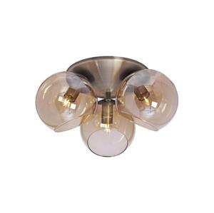 Cottex P2423AA - Stropní svítidlo CAPELLA 3xE14/40W/230V pr. 37 cm kouřová/hnědá P2423AA
