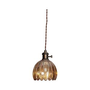 Cottex 8400100-5503 - Lustr na lanku NORA 1xE14/5W/230V hnědá 8400100-5503