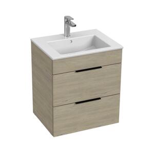 JIKA JIKA H4536121765141 - Koupelnová skříňka s umyvadlem CUBE 60,7x55 cm jasan