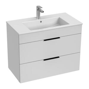 JIKA H4537621763001 - Koupelnová skříňka s umyvadlem CUBE 80 cm bílá H4537621763001