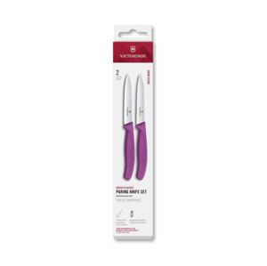 Victorinox - Sada kuchyňských nožů na zeleninu SWISS CLASSIC 10 cm 2 ks fialová 6.7795.2C1