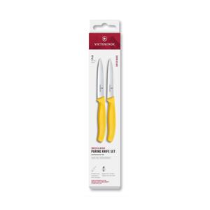 Victorinox - Sada kuchyňských nožů na zeleninu SWISS CLASSIC 10 cm 2 ks žlutá 6.7798.2C1