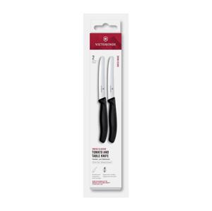 Victorinox - Sada kuchyňských nožů na zeleninu SWISS CLASSIC 11 cm 2 ks černá 6.7833.2