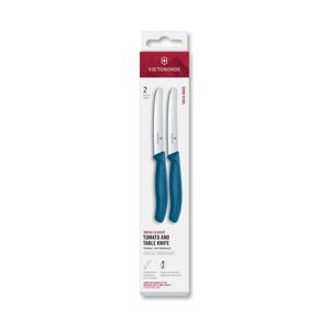 Victorinox - Sada kuchyňských nožů na zeleninu SWISS CLASSIC 11 cm 2 ks modrá 6.7832.2C1