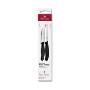 Victorinox - Sada kuchyňských nožů na zeleninu SWISS CLASSIC 2 ks černá 6.7113.2