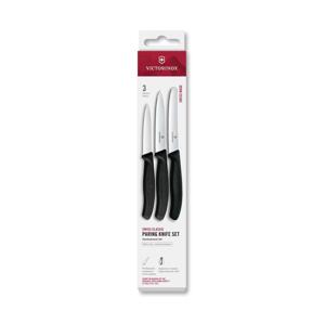 Victorinox - Sada kuchyňských nožů na zeleninu SWISS CLASSIC 3 ks černá 6.7113.34