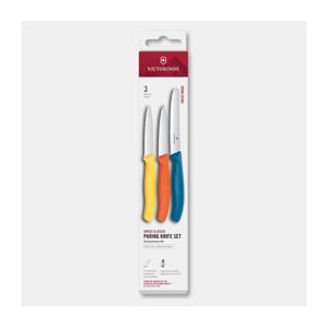 Victorinox - Sada kuchyňských nožů na zeleninu SWISS CLASSIC 3 ks pestrobarevná 6.7116.32C1