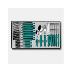 Victorinox - Sada příborů SWISS CLASSIC 24 ks tyrkysová 6.7834.24C1