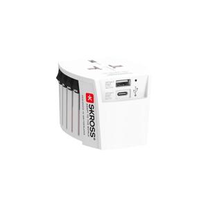 SKROSS SKROSS PA48USBC - Cestovní adaptér MUV USB AC USB A+C 15W