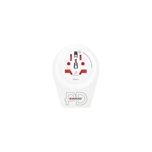 SKROSS SKROSS PA30USBC-PD20 - Cestovní adap. EU USB pro cizince v ČR, USB-C 20W typ E/F