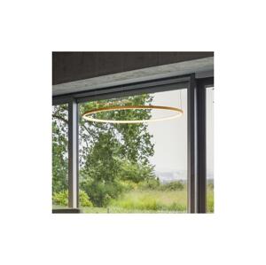 Ideal Lux - LED Lustr na lanku ORACLE SLIM LED/83W/230V 4000K pr. 150 cm zlatá 372549