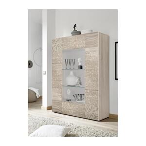 MC Akcent Vitrína ARIA dub sonoma 201583-06