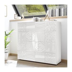 MC Akcent Komoda ARIA bílá 209083-04