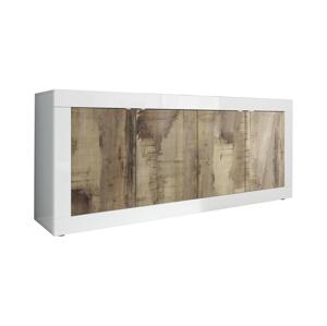 MC Akcent Komoda NERILA bílá/javor 209015-08P