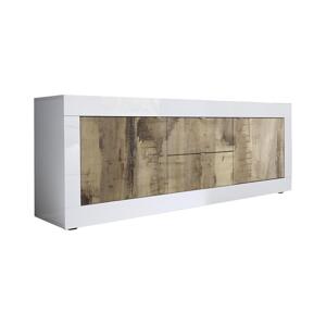 MC Akcent Komoda NERILA bílá/javor 209015-09P