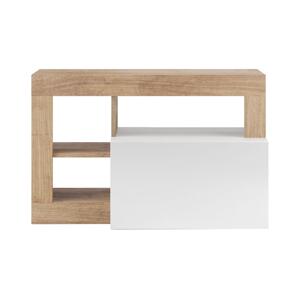 MC Akcent Lavice LENOR 91x209 cm bílá/světlý dub 409030-41K