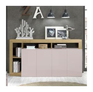 MC Akcent Komoda LENOR kašmír/světlý dub 203130-08K