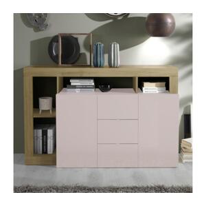 MC Akcent Komoda LENOR kašmír/světlý dub 203130-07K