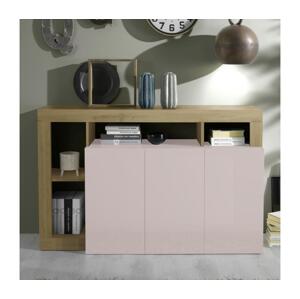 MC Akcent Komoda LENOR kašmír/světlý dub 203130-05K