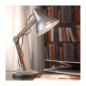 ONLI ONLI - Stolní lampa ARCHITETTO 1xE27/22W/230V 62 cm šedá/hnědá