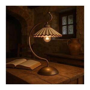 ONLI ONLI - Stolní lampa ROSINA 1xE14/6W/230V bronzová