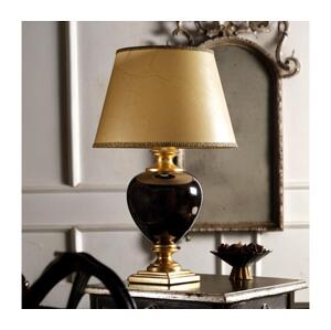 ONLI ONLI - Stolní lampa AMADEUS 1xE27/15W/230V 72 cm černá/zlatá