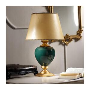 ONLI ONLI - Stolní lampa AMADEUS 1xE27/15W/230V 72 cm zelená/zlatá