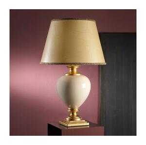 ONLI ONLI - Stolní lampa AMADEUS 1xE27/15W/230V 72 cm béžová/zlatá