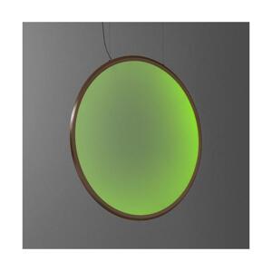 ARTEMIDE Artemide 1994360APP-LED RGBW Stm. lustr na lanku DISCOVERY LED/79W/230V bronzová